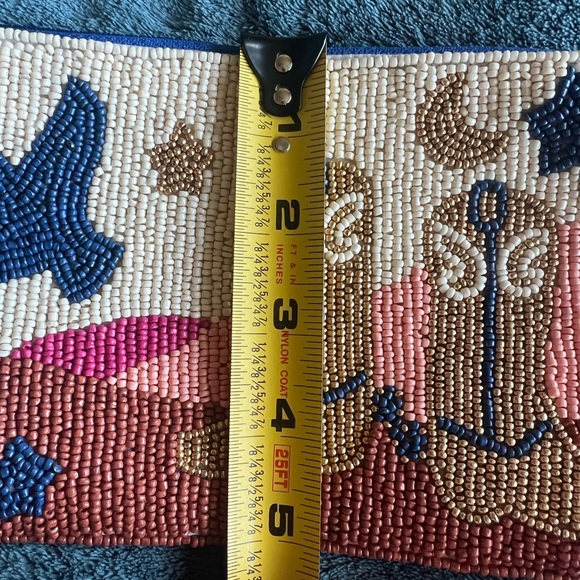 Beaded Western-Themed Clutch with Strap by Ink & Alloy - Picture 5 of 5